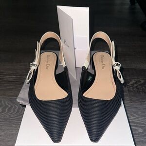 Dior sling back flats